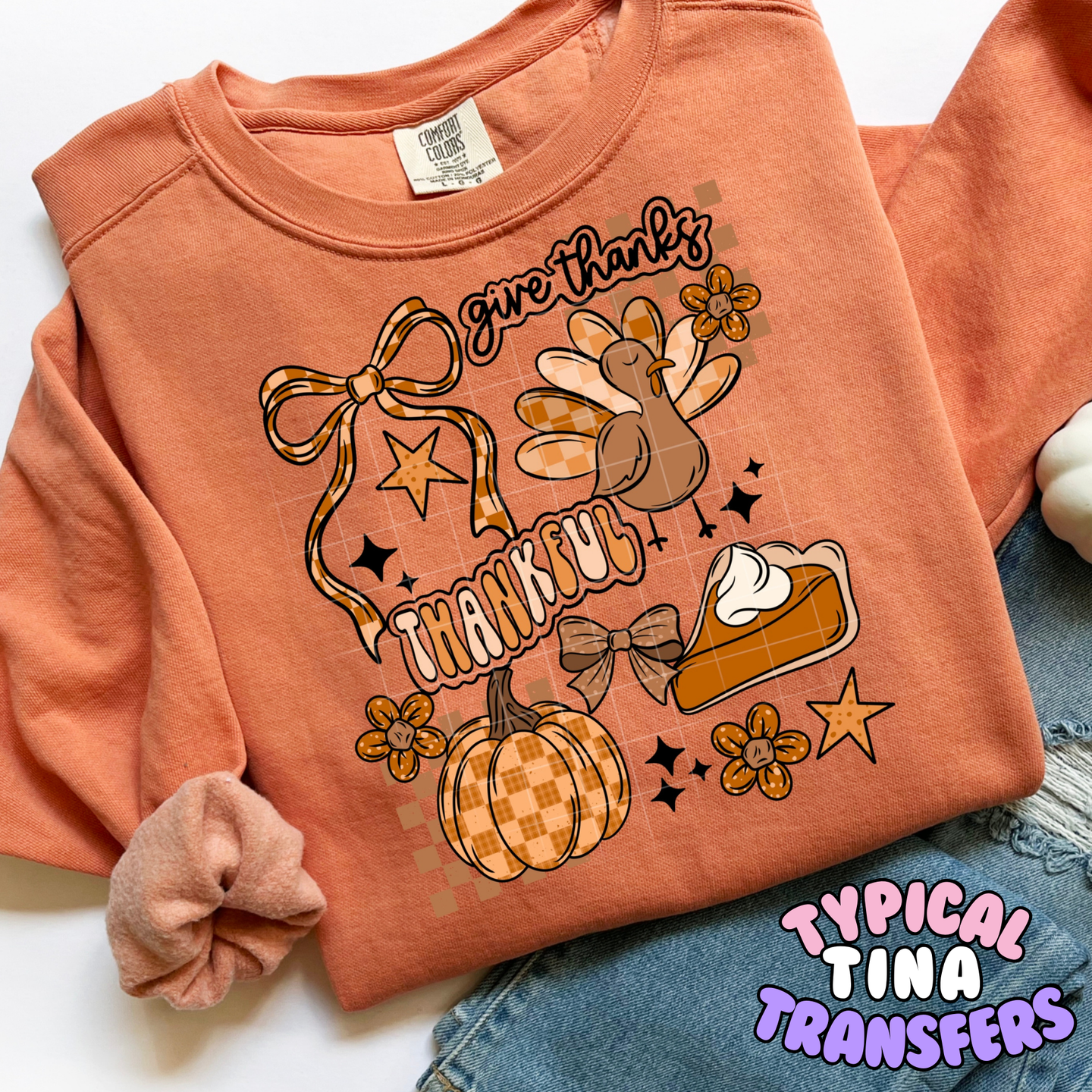 Give Thanks_Thankful | DTF Transfer | POD